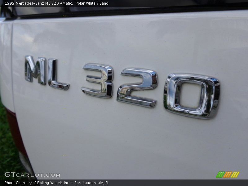Polar White / Sand 1999 Mercedes-Benz ML 320 4Matic