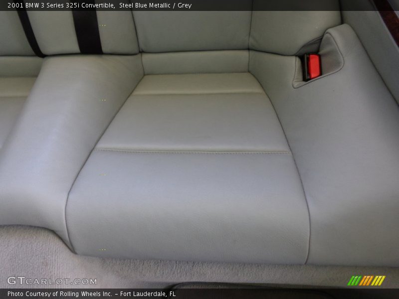 Steel Blue Metallic / Grey 2001 BMW 3 Series 325i Convertible