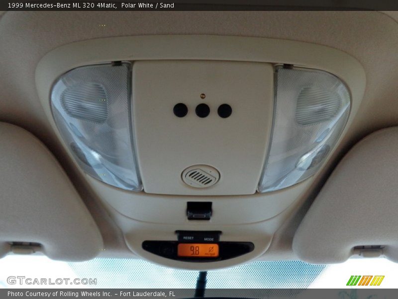 Polar White / Sand 1999 Mercedes-Benz ML 320 4Matic
