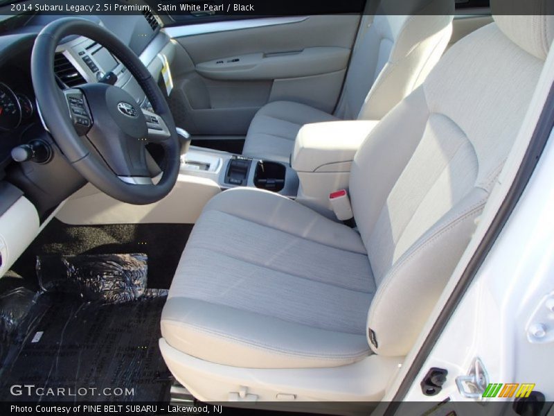 Satin White Pearl / Black 2014 Subaru Legacy 2.5i Premium