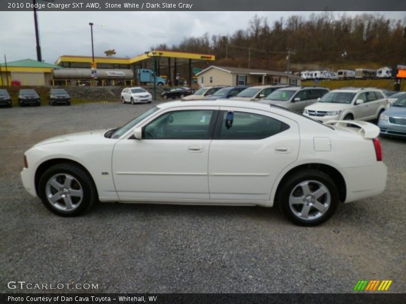 Stone White / Dark Slate Gray 2010 Dodge Charger SXT AWD