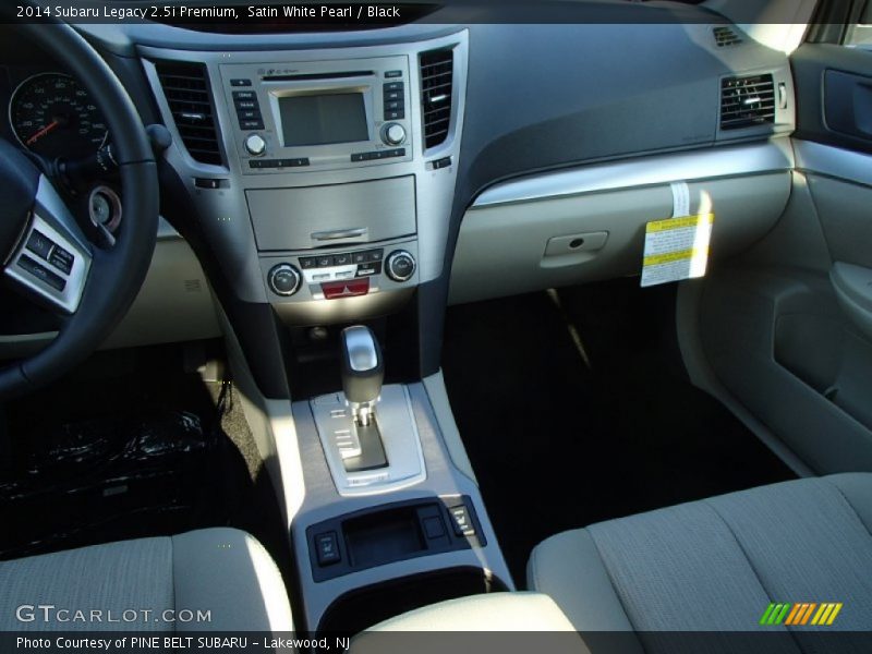 Satin White Pearl / Black 2014 Subaru Legacy 2.5i Premium