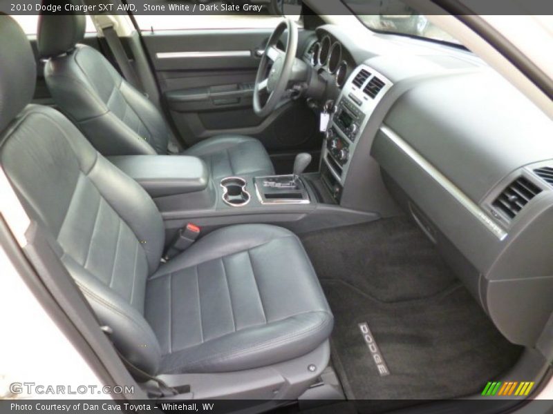 Stone White / Dark Slate Gray 2010 Dodge Charger SXT AWD