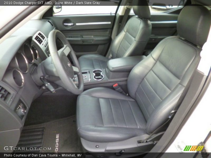 Stone White / Dark Slate Gray 2010 Dodge Charger SXT AWD