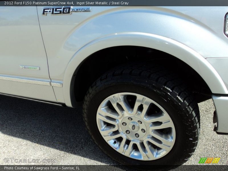 Ingot Silver Metallic / Steel Gray 2012 Ford F150 Platinum SuperCrew 4x4