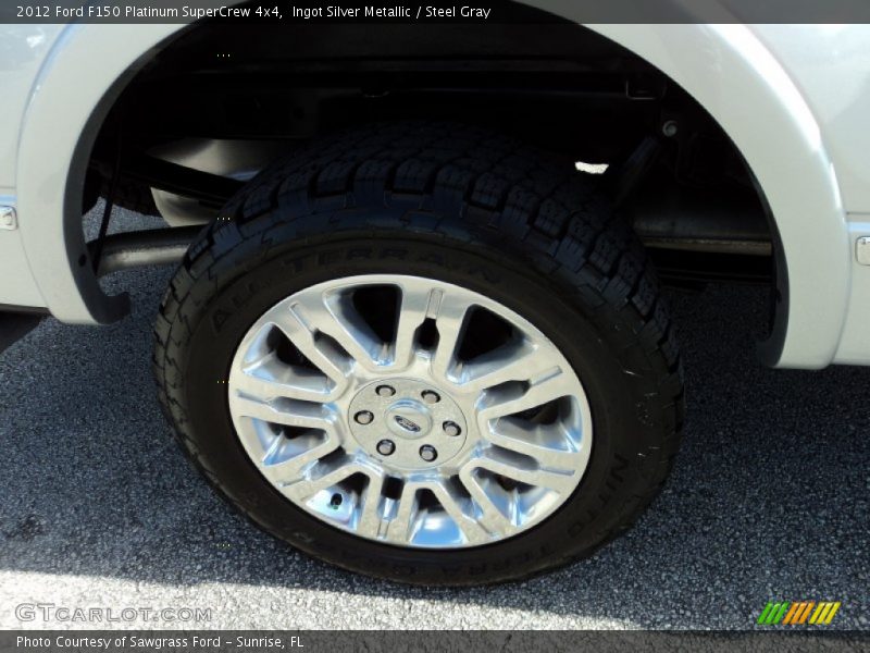 Ingot Silver Metallic / Steel Gray 2012 Ford F150 Platinum SuperCrew 4x4