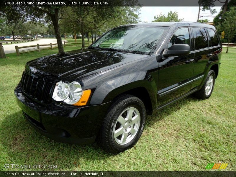 Black / Dark Slate Gray 2008 Jeep Grand Cherokee Laredo