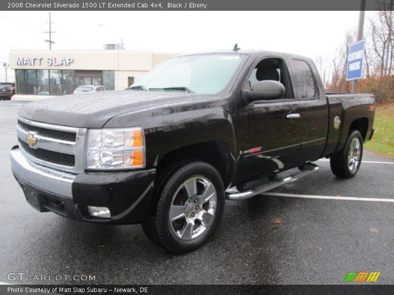 Black / Ebony 2008 Chevrolet Silverado 1500 LT Extended Cab 4x4