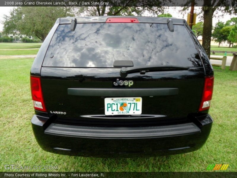 Black / Dark Slate Gray 2008 Jeep Grand Cherokee Laredo