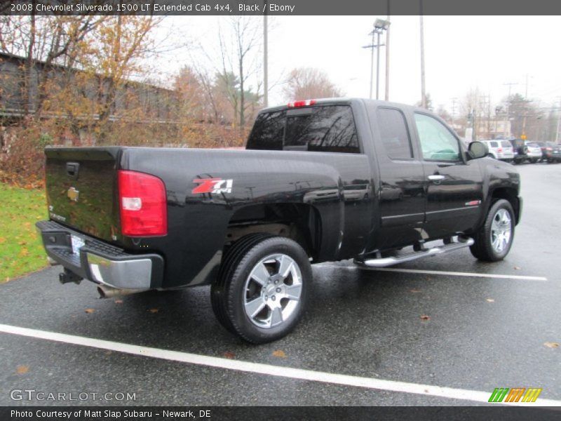 Black / Ebony 2008 Chevrolet Silverado 1500 LT Extended Cab 4x4