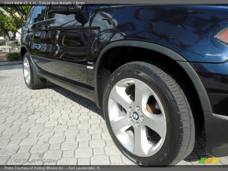 Toledo Blue Metallic / Beige 2004 BMW X5 4.4i