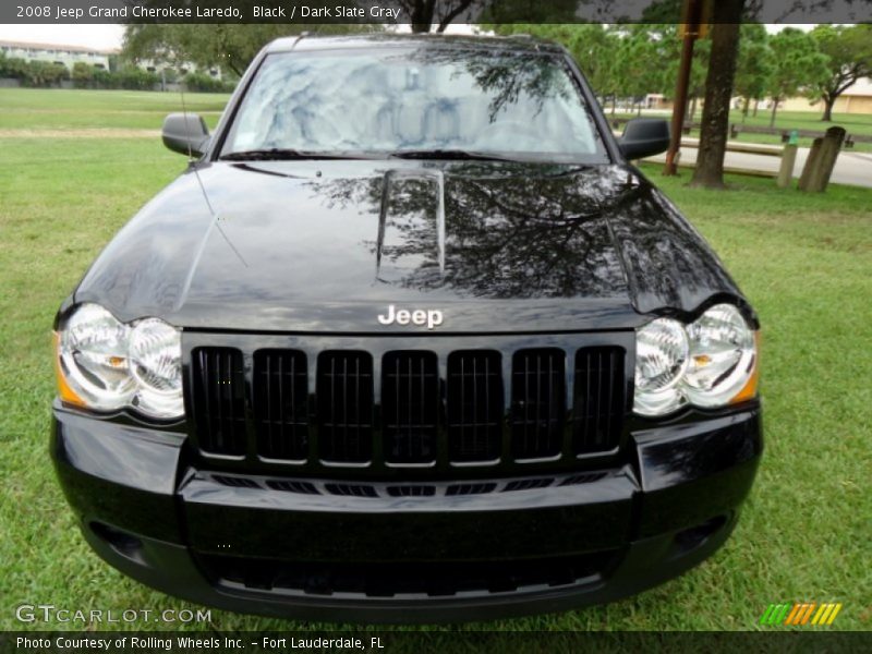 Black / Dark Slate Gray 2008 Jeep Grand Cherokee Laredo