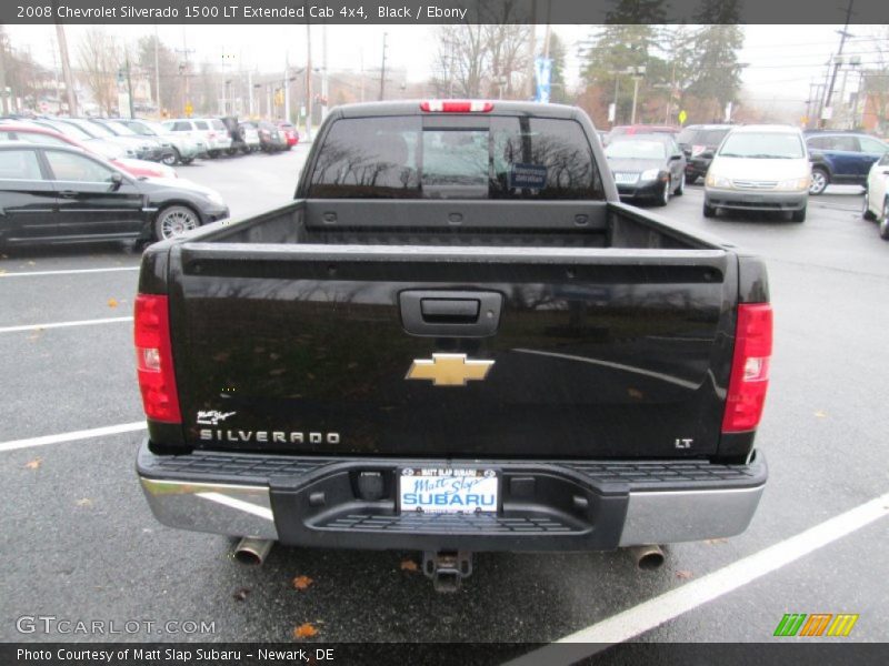 Black / Ebony 2008 Chevrolet Silverado 1500 LT Extended Cab 4x4