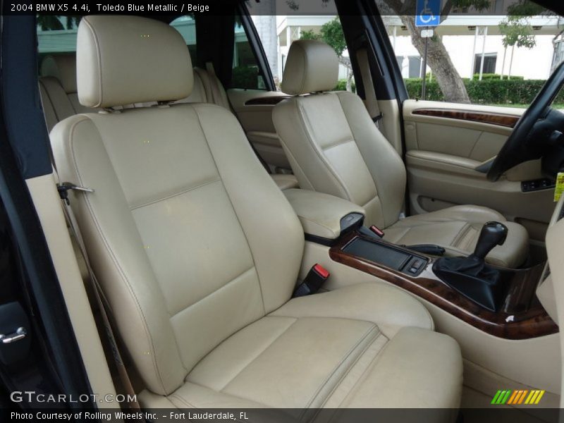 Toledo Blue Metallic / Beige 2004 BMW X5 4.4i