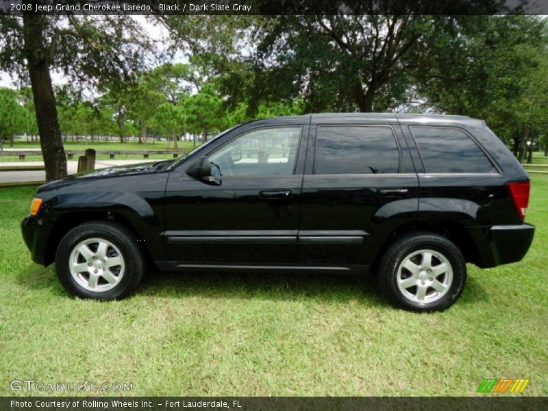 Black / Dark Slate Gray 2008 Jeep Grand Cherokee Laredo