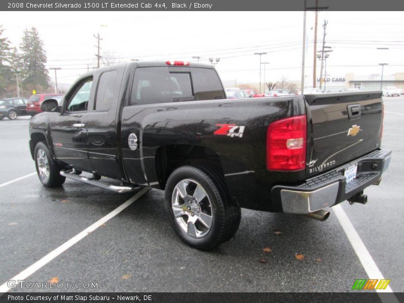 Black / Ebony 2008 Chevrolet Silverado 1500 LT Extended Cab 4x4
