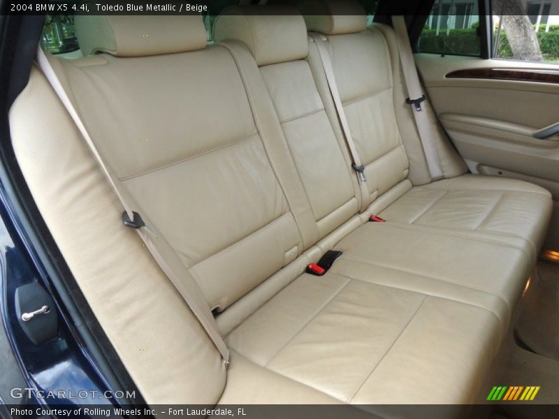 Toledo Blue Metallic / Beige 2004 BMW X5 4.4i