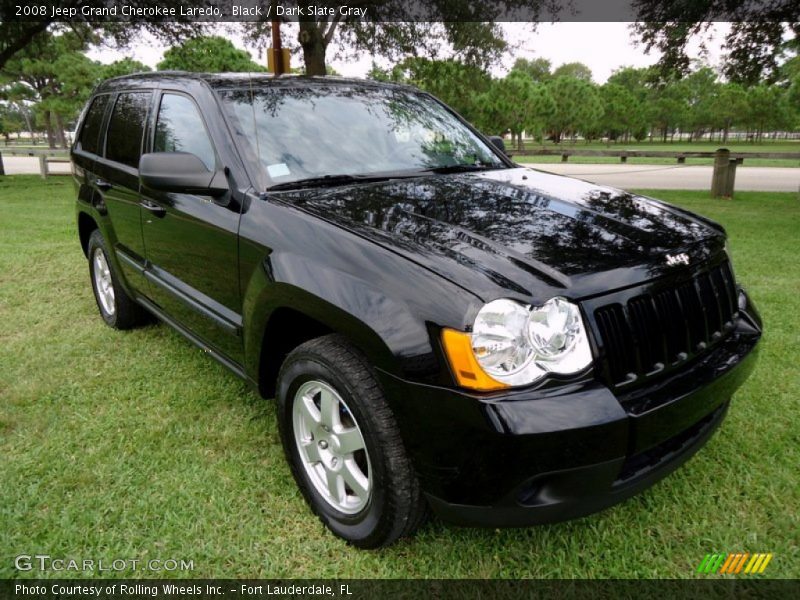 Black / Dark Slate Gray 2008 Jeep Grand Cherokee Laredo