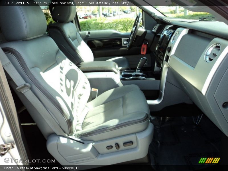 Ingot Silver Metallic / Steel Gray 2012 Ford F150 Platinum SuperCrew 4x4