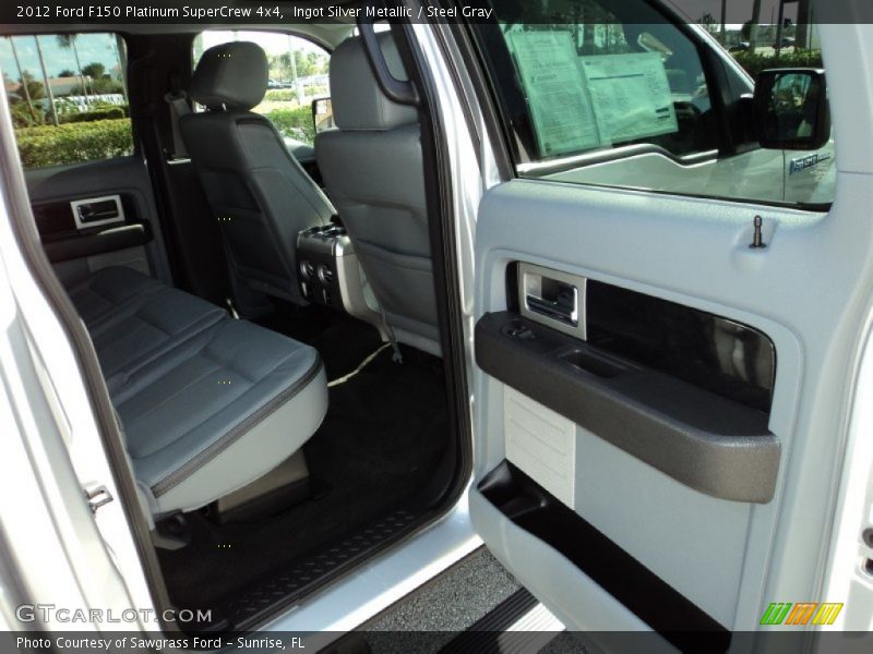 Ingot Silver Metallic / Steel Gray 2012 Ford F150 Platinum SuperCrew 4x4