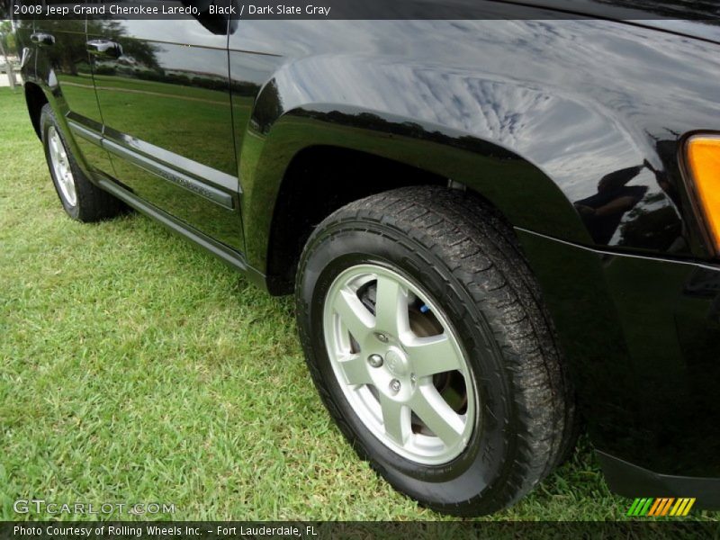 Black / Dark Slate Gray 2008 Jeep Grand Cherokee Laredo