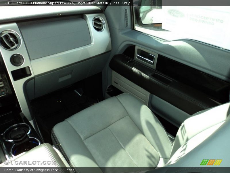 Ingot Silver Metallic / Steel Gray 2012 Ford F150 Platinum SuperCrew 4x4