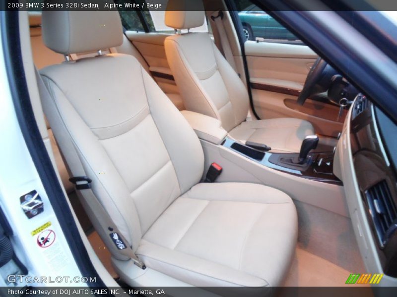 Alpine White / Beige 2009 BMW 3 Series 328i Sedan