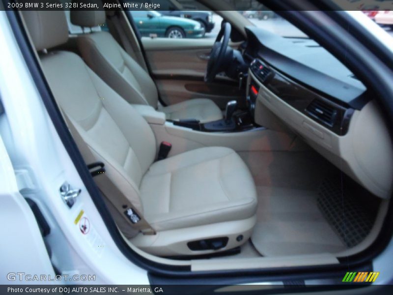 Alpine White / Beige 2009 BMW 3 Series 328i Sedan