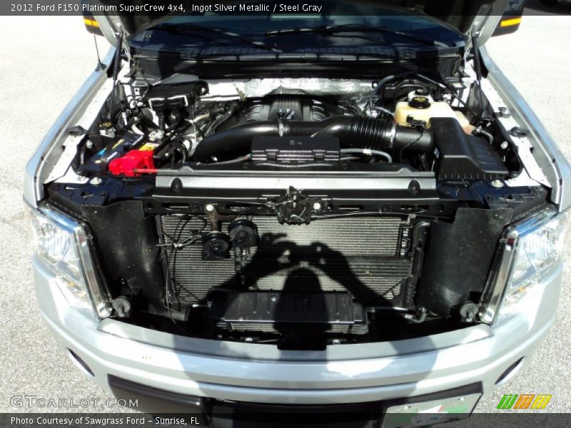 Ingot Silver Metallic / Steel Gray 2012 Ford F150 Platinum SuperCrew 4x4
