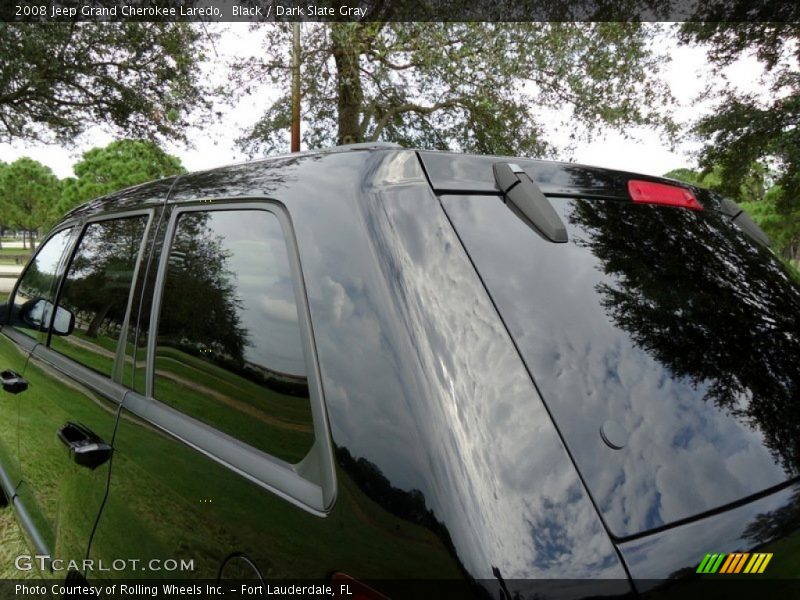 Black / Dark Slate Gray 2008 Jeep Grand Cherokee Laredo