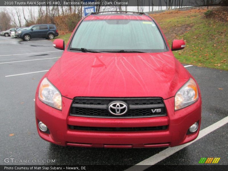 Barcelona Red Metallic / Dark Charcoal 2010 Toyota RAV4 Sport V6 4WD