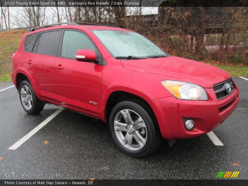 Barcelona Red Metallic / Dark Charcoal 2010 Toyota RAV4 Sport V6 4WD
