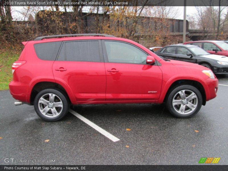 Barcelona Red Metallic / Dark Charcoal 2010 Toyota RAV4 Sport V6 4WD