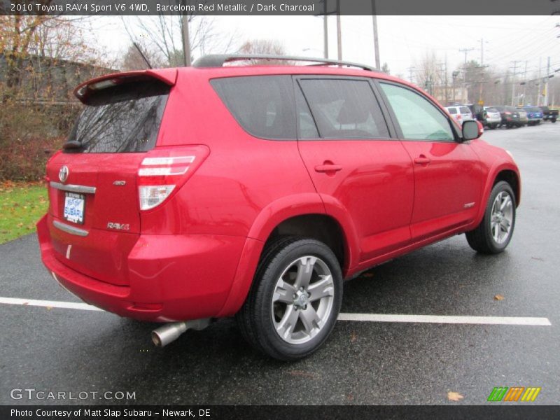 Barcelona Red Metallic / Dark Charcoal 2010 Toyota RAV4 Sport V6 4WD