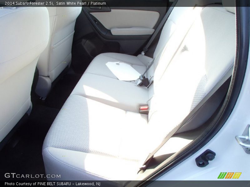 Satin White Pearl / Platinum 2014 Subaru Forester 2.5i