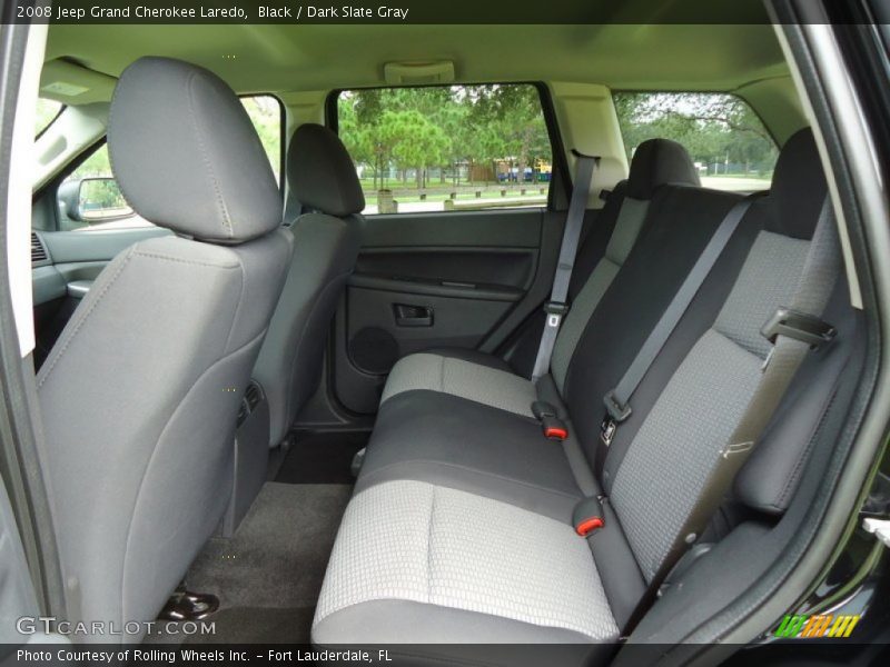 Black / Dark Slate Gray 2008 Jeep Grand Cherokee Laredo