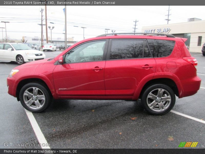Barcelona Red Metallic / Dark Charcoal 2010 Toyota RAV4 Sport V6 4WD