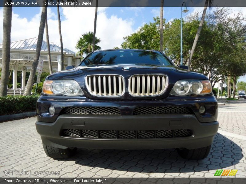 Toledo Blue Metallic / Beige 2004 BMW X5 4.4i