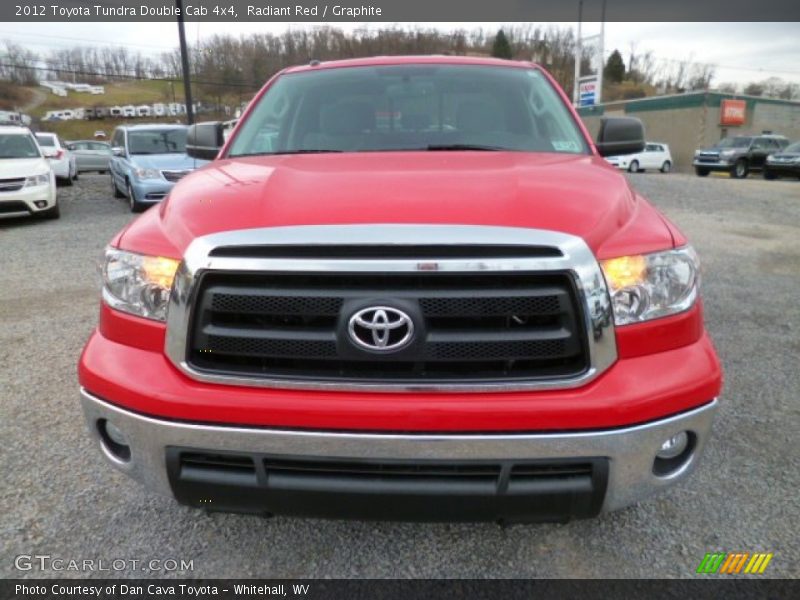 Radiant Red / Graphite 2012 Toyota Tundra Double Cab 4x4