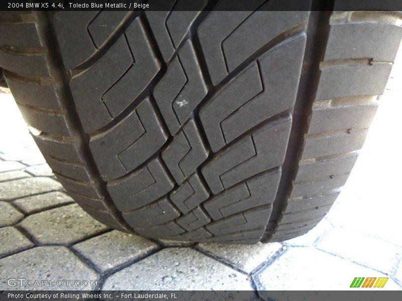 Toledo Blue Metallic / Beige 2004 BMW X5 4.4i