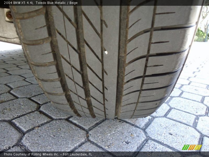 Toledo Blue Metallic / Beige 2004 BMW X5 4.4i
