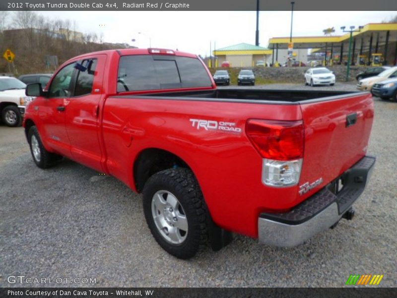 Radiant Red / Graphite 2012 Toyota Tundra Double Cab 4x4