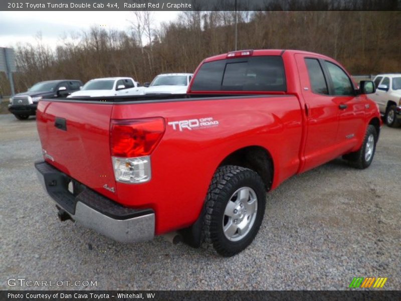 Radiant Red / Graphite 2012 Toyota Tundra Double Cab 4x4