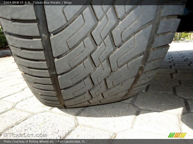 Toledo Blue Metallic / Beige 2004 BMW X5 4.4i