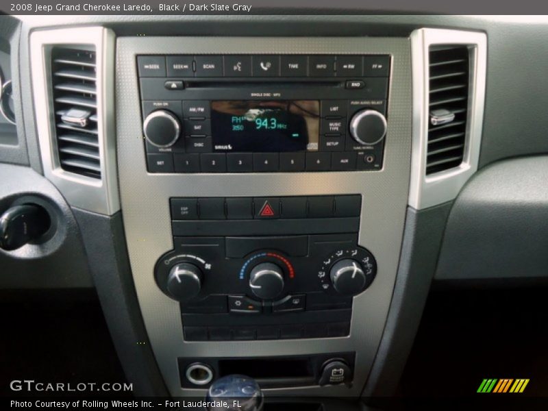 Black / Dark Slate Gray 2008 Jeep Grand Cherokee Laredo