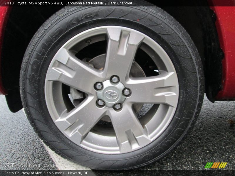 Barcelona Red Metallic / Dark Charcoal 2010 Toyota RAV4 Sport V6 4WD