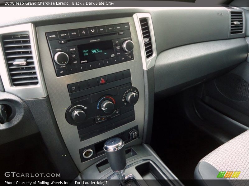 Black / Dark Slate Gray 2008 Jeep Grand Cherokee Laredo