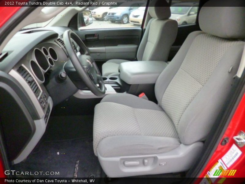 Radiant Red / Graphite 2012 Toyota Tundra Double Cab 4x4
