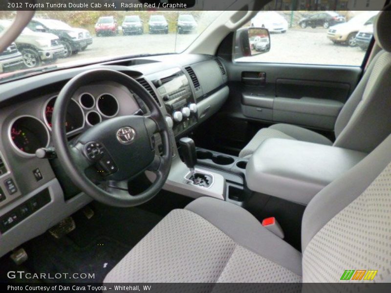 Radiant Red / Graphite 2012 Toyota Tundra Double Cab 4x4