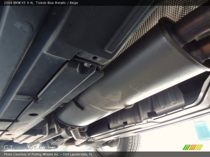 Undercarriage of 2004 X5 4.4i